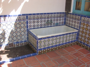 Adamson House dog bathtub